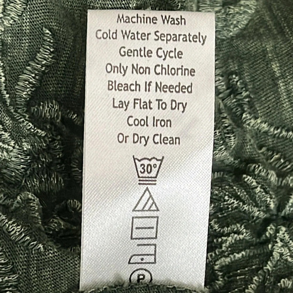 Caite Forest Embroidered Cotton Button Top in Envy Green - NEW - Size Small - Picture 10 of 10